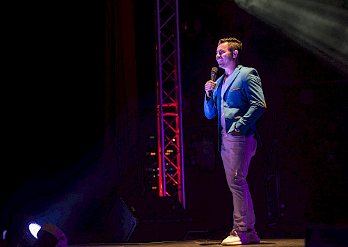 Escenario del show de Piter Albeiro